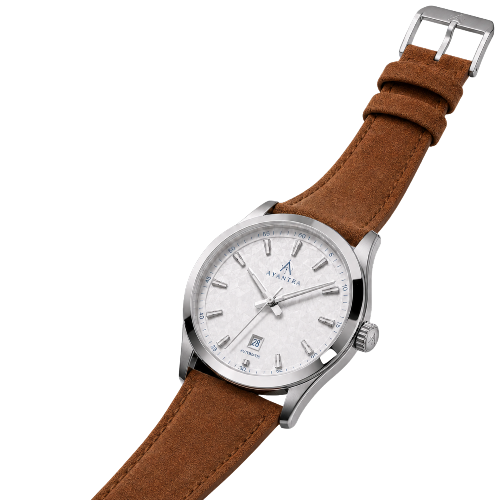 AYANTRA automatic watch angled view